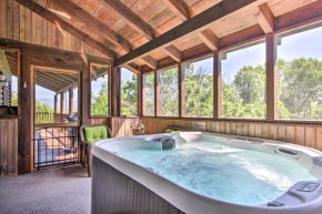 Idyllic Sevierville Cabin Deck and Smoky Mtn View!